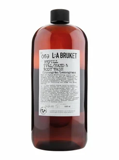 L:A Bruket № 069 Lemongrass Hand & Body Wash Refill - nestesaippua 1000 ml^ Vartalonhoito|Vartalonhoito