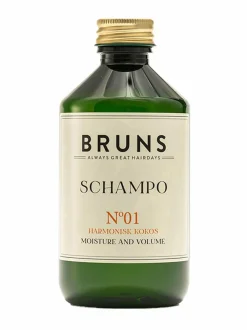 Bruns Products №01 Harmonius Coconut Shampoo -kosteuttava shampoo^ Hiustenhoito