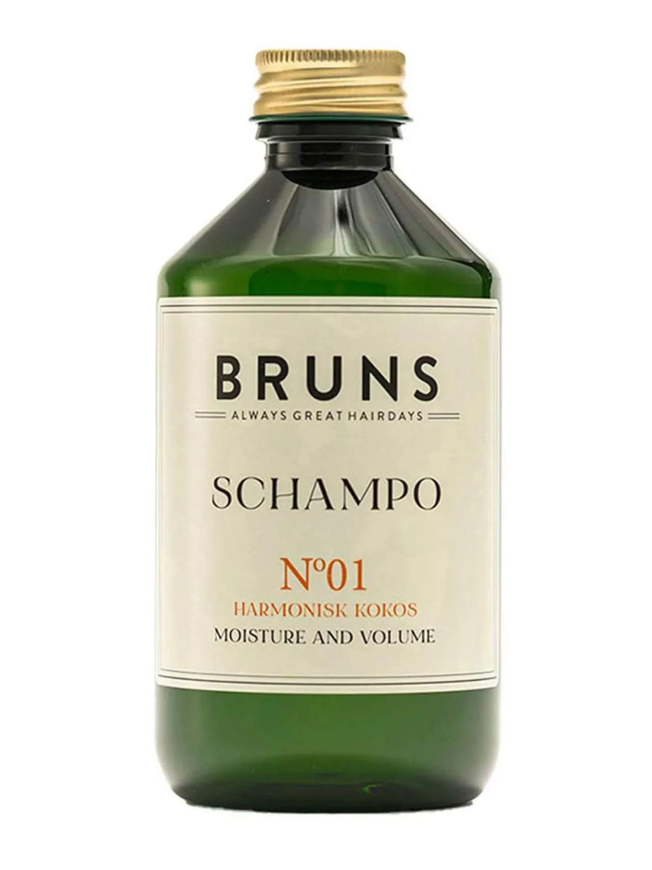 Bruns Products №01 Harmonius Coconut Shampoo -kosteuttava shampoo^ Hiustenhoito
