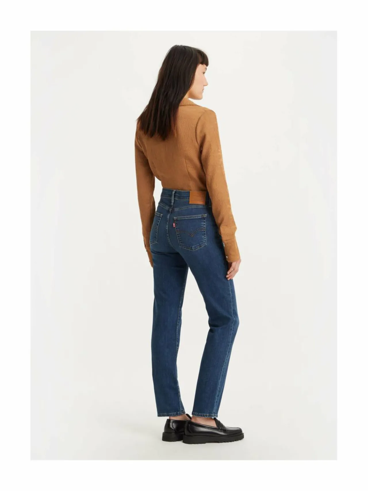 Farkut<Levi's 724 high rise straight -farkut 227 DARK INDIGO WORN IN