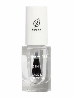 Lumene 3 in 1 Base & Top Coat -alus- ja päällyslakka 5 ml^ Kynnet