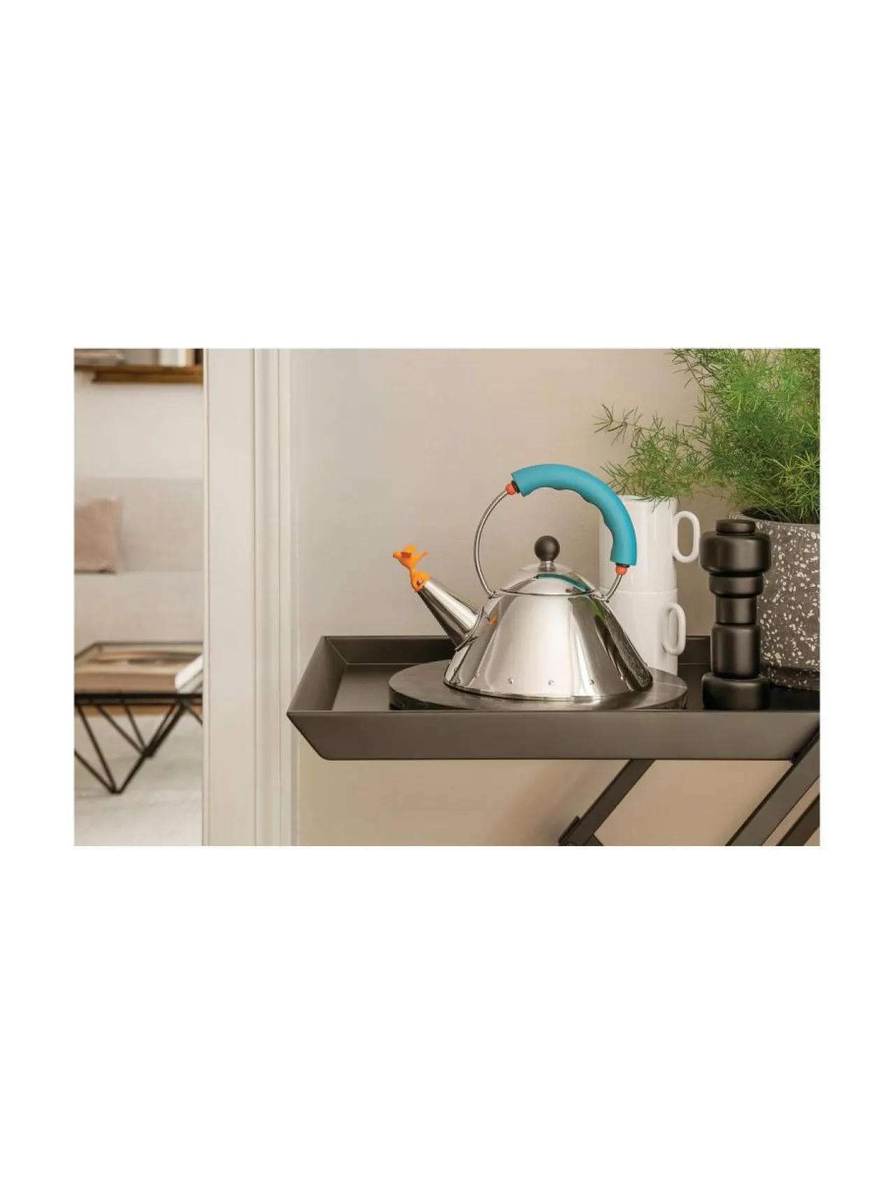 Alessi 9093/1 LAZ vedenkeitin 1 L^ Tee, Kahvi & Vesi