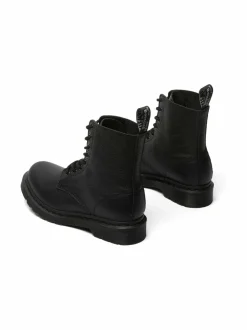 Nilkkurit<Dr. Martens 1460 Pascal Virginia Mono -nahkanilkkurit BLACK