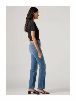Farkut<Levi's 300 314 Shaping Straight -farkut 246 MED INDIGO WORN IN