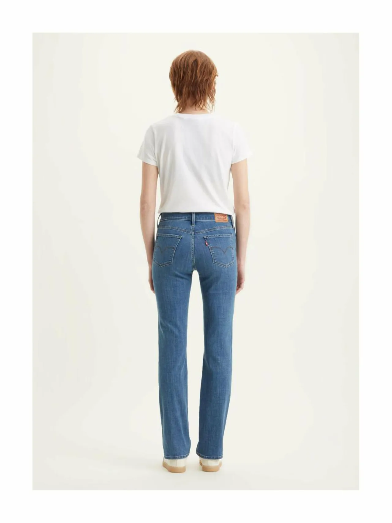 Farkut<Levi's 300 314 Shaping Straight -farkut 242 LIGHT INDIGO WORN IN