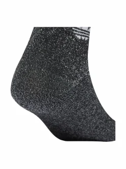Urheiluasusteet<adidas Originals 3 Stripes Glitter -sukat 2 -pack JV6049 BLACK/WHITE