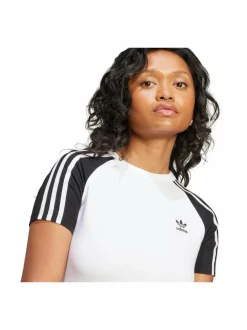adidas Originals 3 Stripes Slim t-paita^ Paidat, Hupparit & Colleget