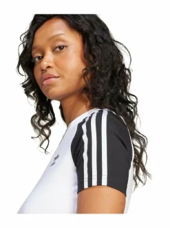 adidas Originals 3 Stripes Slim t-paita^ Paidat, Hupparit & Colleget