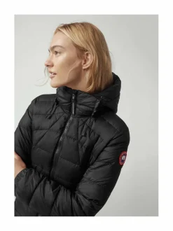 Urheilutakit|Takit<Canada Goose Abbott Hoody -talviuntuvatakki 61 BLACK NOIR