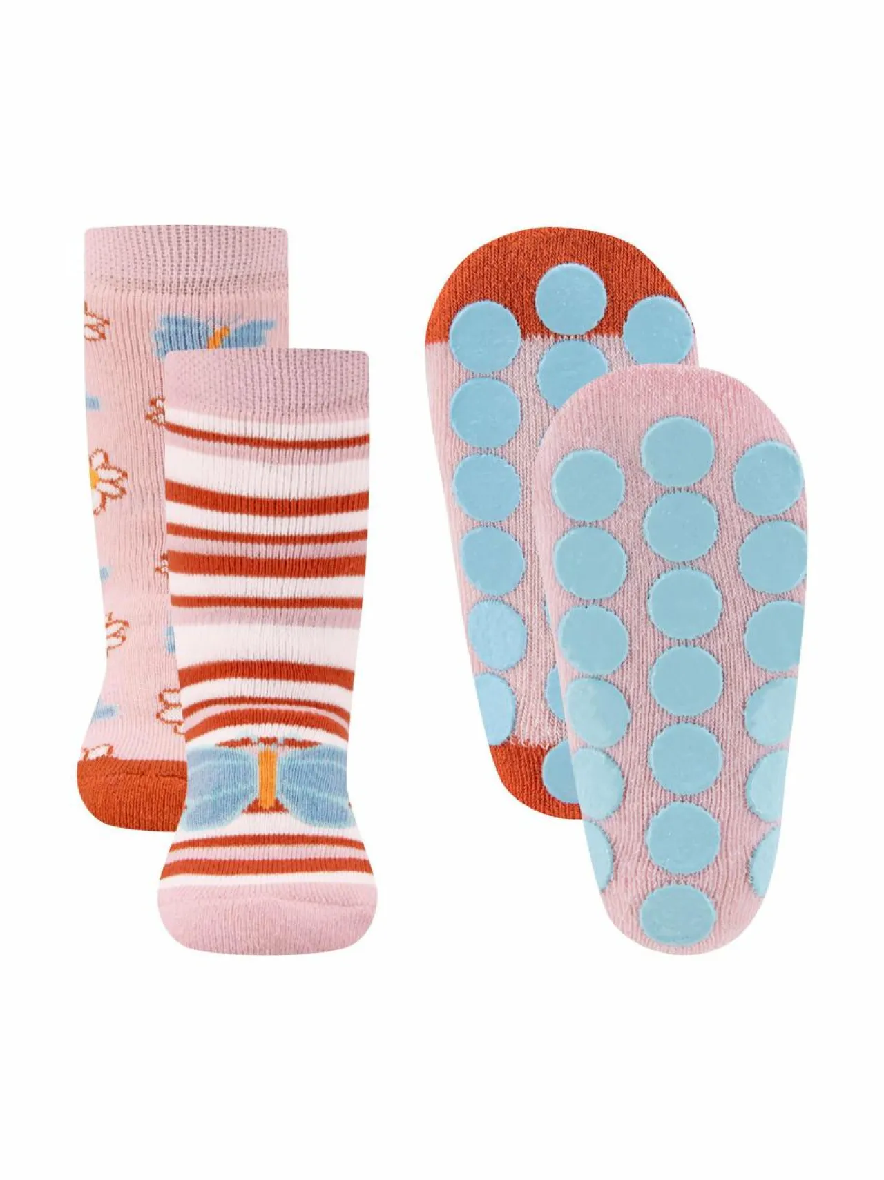 Ewers ABS Butterflies -liukuestesukat 2-pack^ Sukat & Sukkahousut