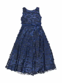 Mekot & Hameet<MINGNELIN Adelais 3D Flower -maksimekko 005 DARK BLUE