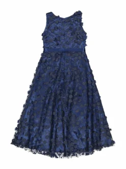 Mekot & Hameet<MINGNELIN Adelais 3D Flower -maksimekko 005 DARK BLUE
