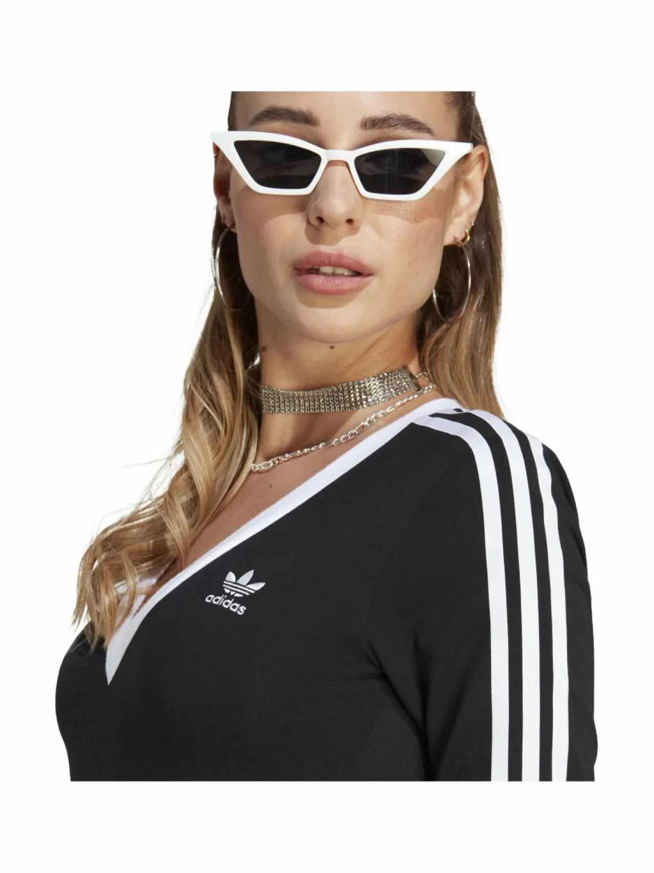 adidas Originals Adicolor Classics 3 Stripes V-neck -maksimekko^ Hameet & Mekot