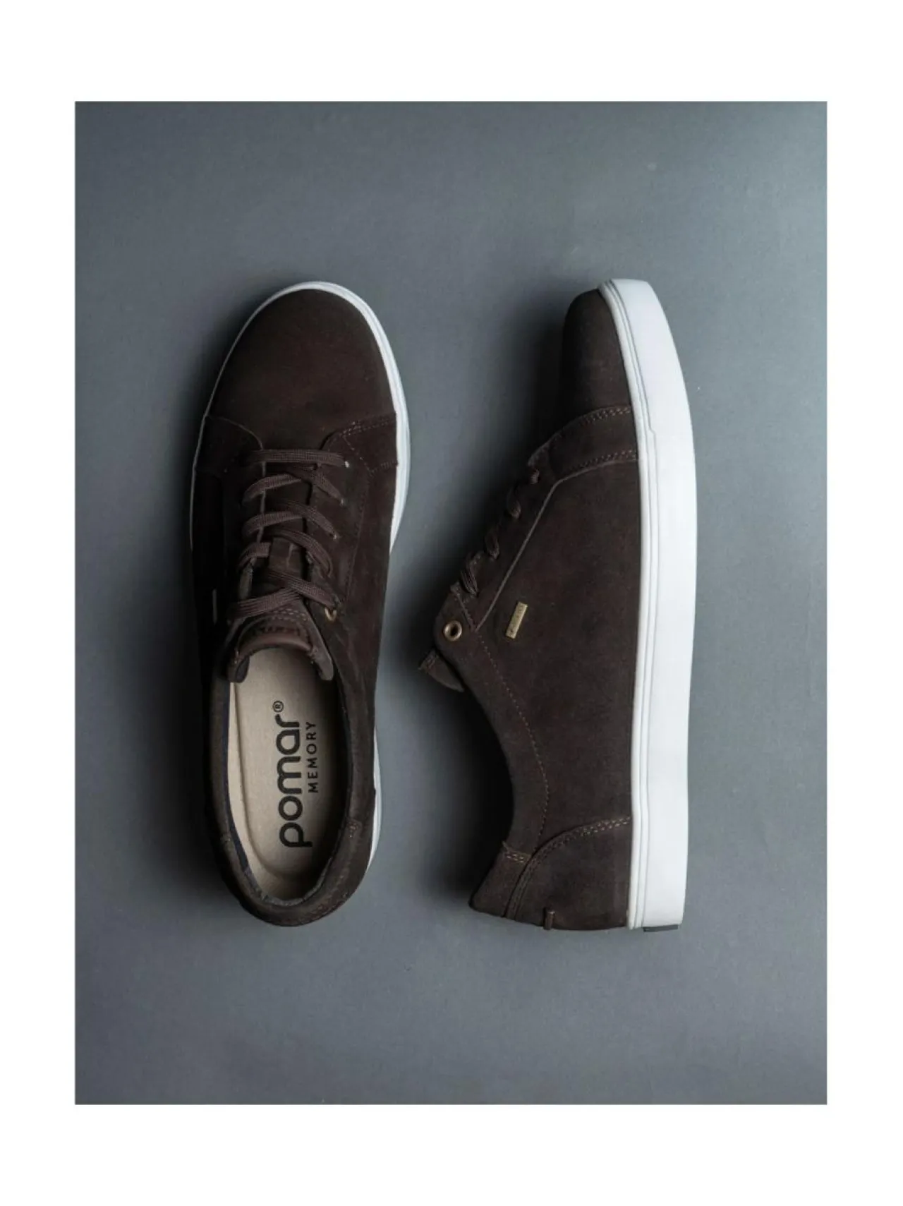 Tennarit & Sneakerit<Pomar AHO Miesten GORE-TEX® mokkanahka tennarit BARK SUEDE