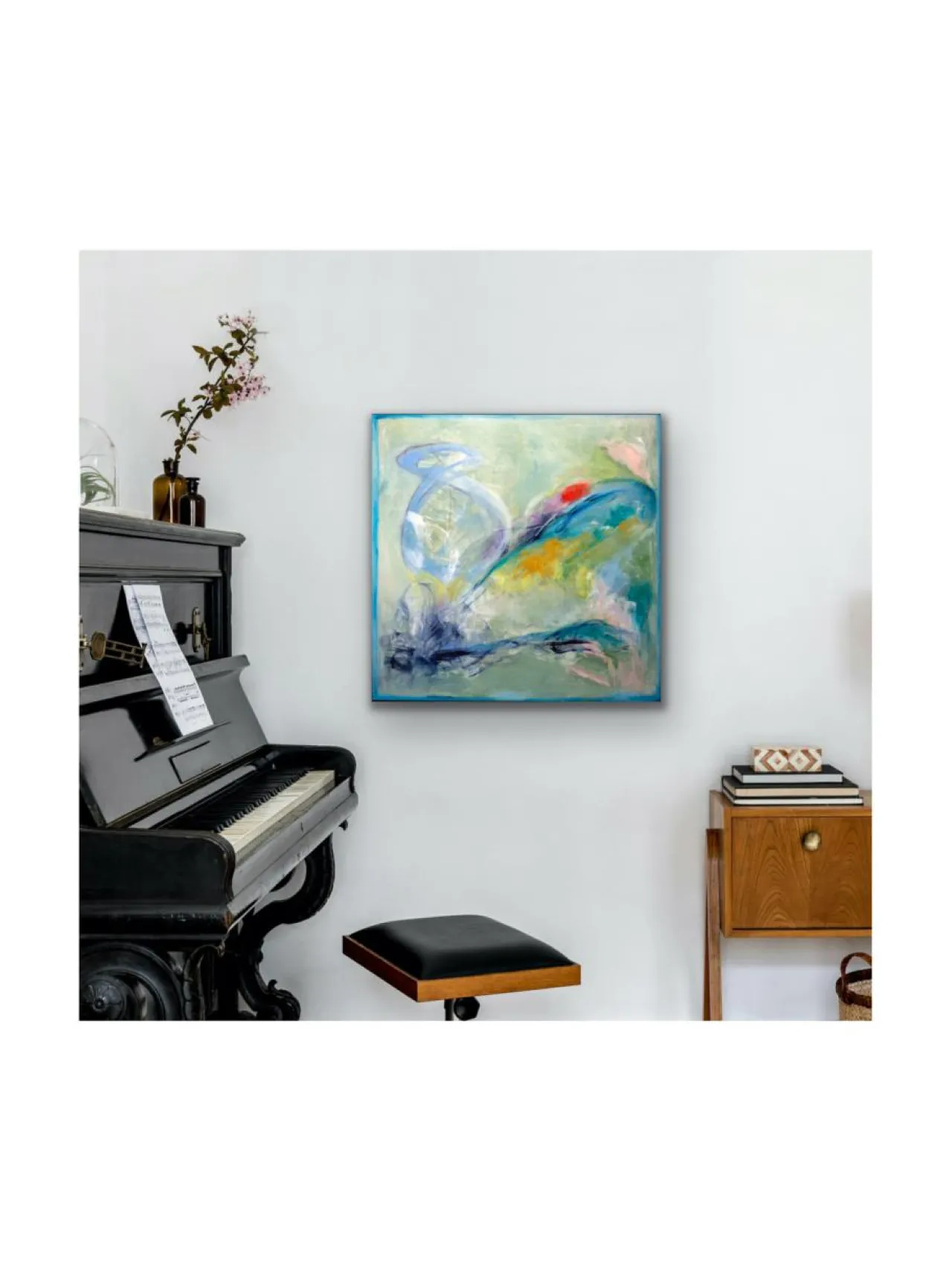 Taulut & Julisteet<Pia Rydman Art Aina ja ikuisesti, 100x100cm, öljyvärimaalaus, Pia Rydman