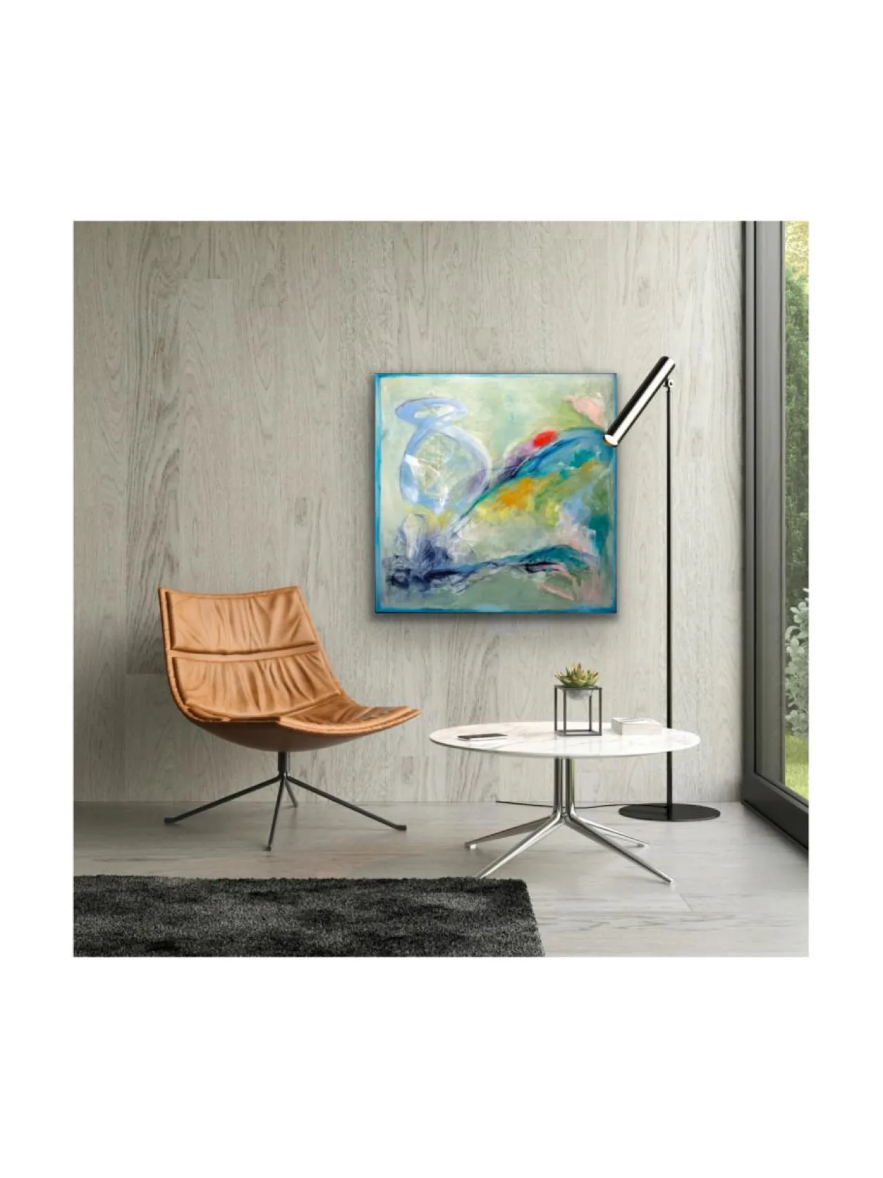 Taulut & Julisteet<Pia Rydman Art Aina ja ikuisesti, 100x100cm, öljyvärimaalaus, Pia Rydman