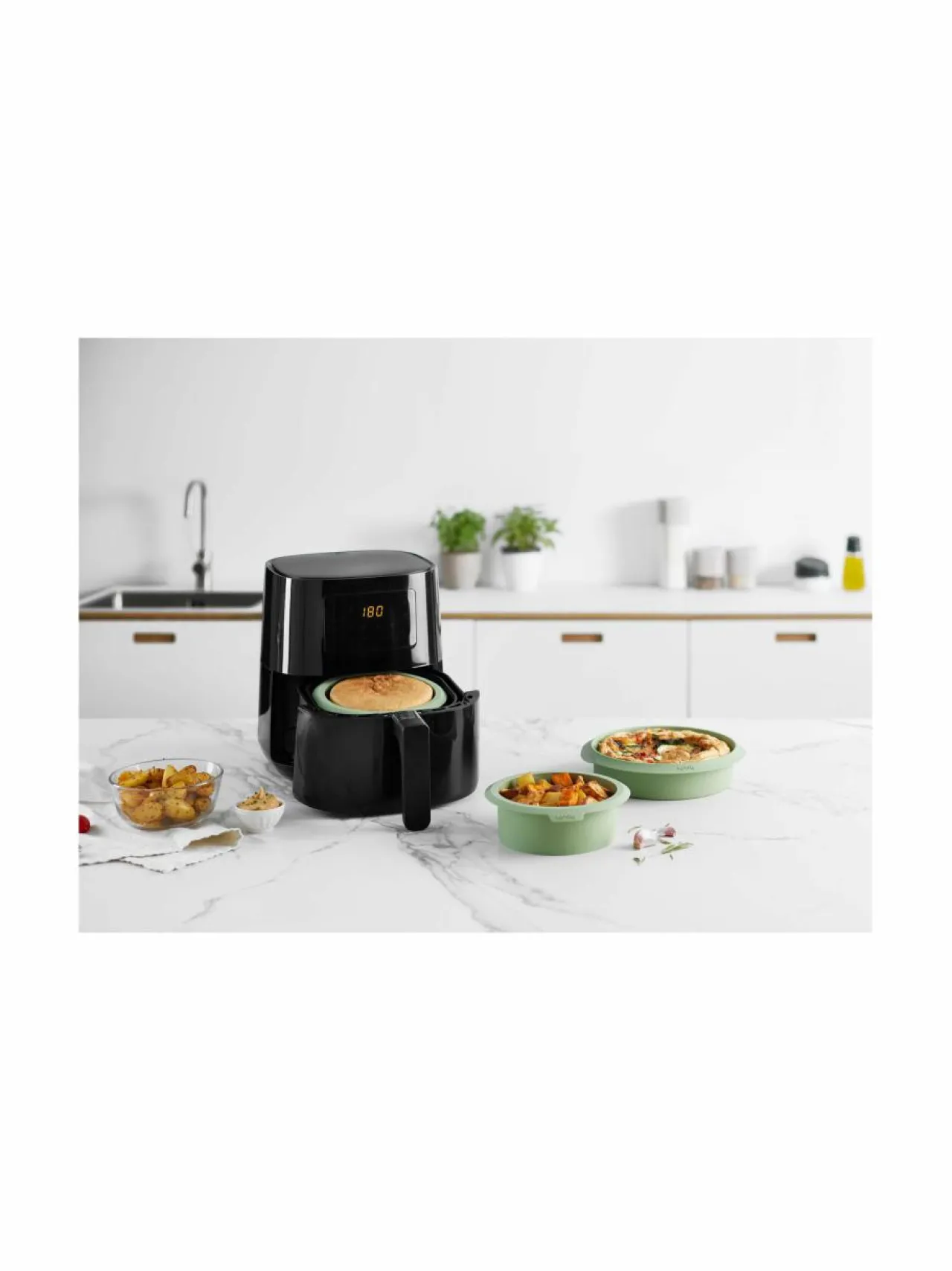 Lékué Air Fryer vuoka, 20cm^ Keitto- & Paistoastiat