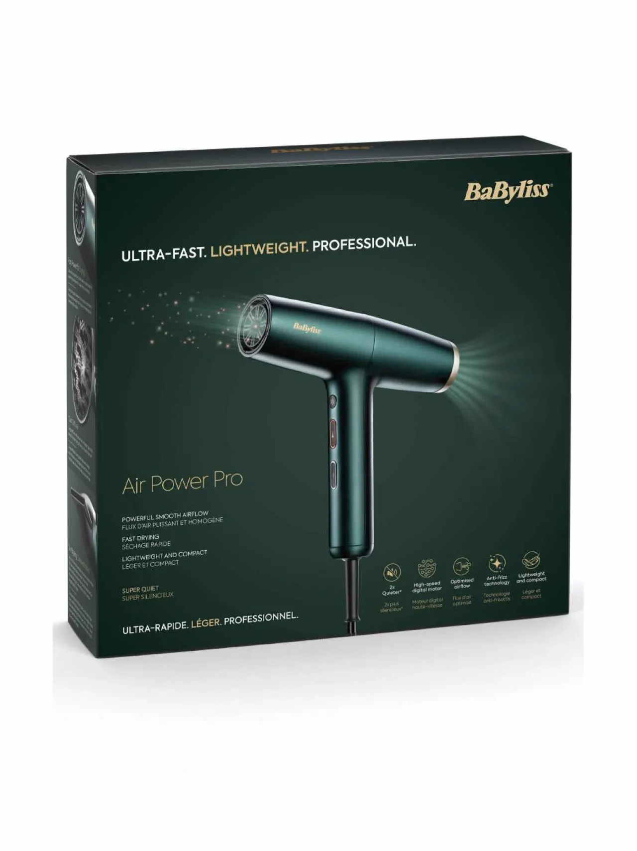 Hiustenhoitolaitteet|Hiustenhoito<Babyliss Air Power Pro -hiustenkuivain GREEN