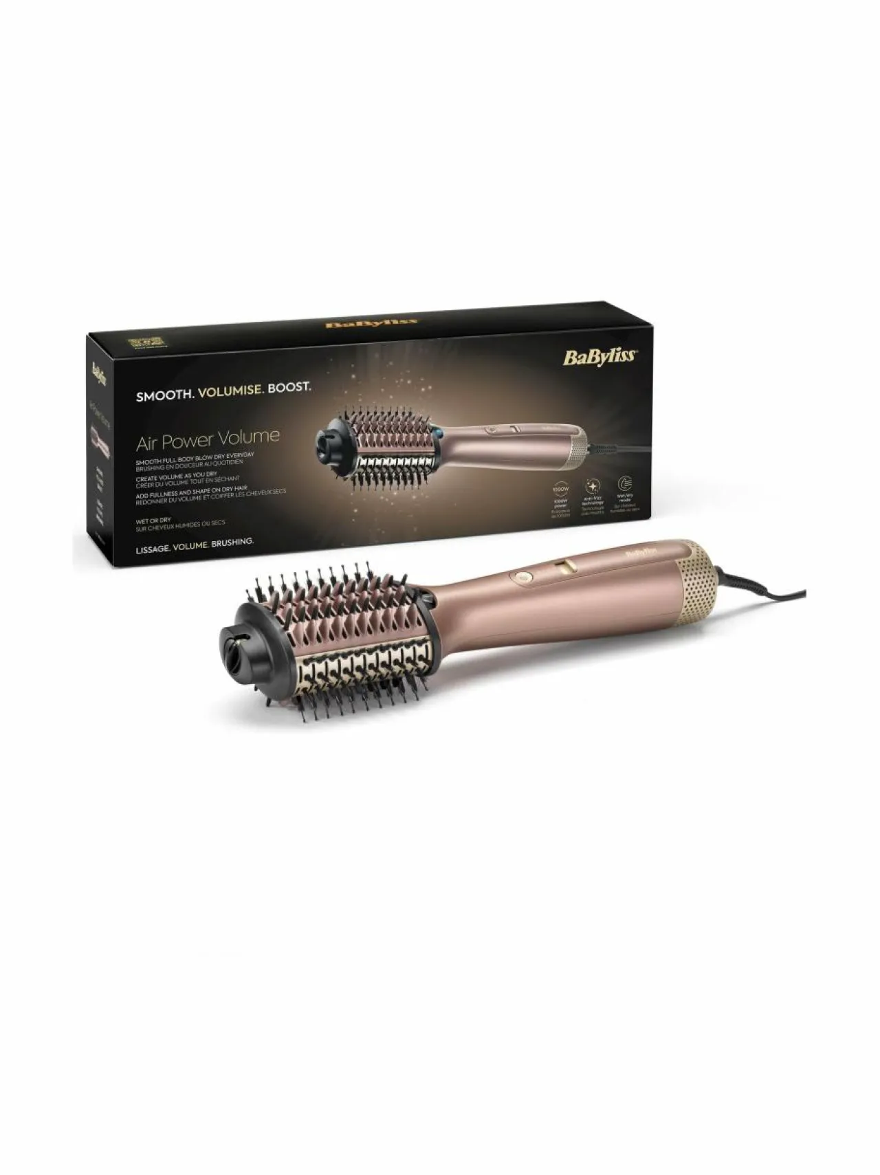 Hiustenhoitolaitteet|Hiustenhoito<Babyliss Air Power Volume -ilmakiharrin GOLD