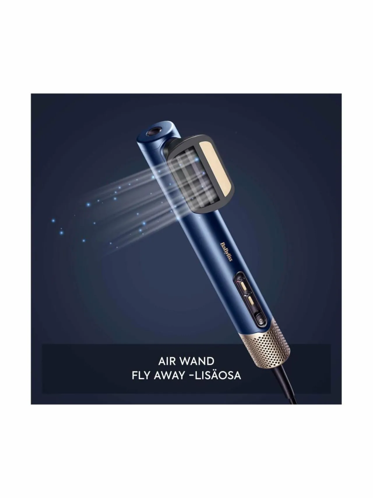 Hiustenhoitolaitteet|Hiustenhoito<Babyliss Air Wand Fly Away Tamer -lisävaruste BLUE