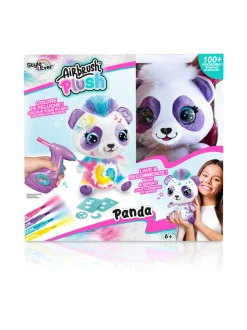 Luovuus & Oppiminen<AIRBRUSH PLUSH Pehmopanda ja kynäruisku, 25 cm