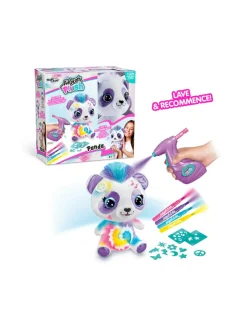 Luovuus & Oppiminen<AIRBRUSH PLUSH Pehmopanda ja kynäruisku, 25 cm