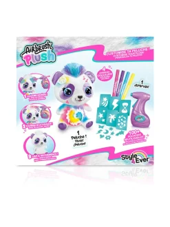 Luovuus & Oppiminen<AIRBRUSH PLUSH Pehmopanda ja kynäruisku, 25 cm