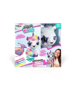 AIRBRUSH PLUSH Pehmoyksisarvinen ja kynäruisku, 25 cm^ Luovuus & Oppiminen