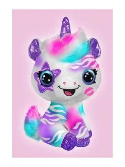 AIRBRUSH PLUSH Pehmoyksisarvinen ja kynäruisku, 25 cm^ Luovuus & Oppiminen