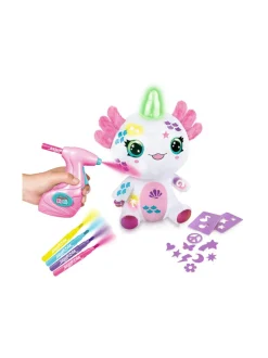 AIRBRUSH PLUSH Pehmoyksisarvisaksolotli ja kynäruisku^ Luovuus & Oppiminen