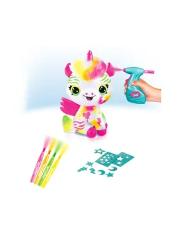 Luovuus & Oppiminen<AIRBRUSH -pehmolelusetti Neonyksisarvinen