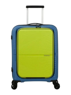 Matkalaukut & Tarvikkeet<American Tourister AIRCONIC SPINNER 55/20 ETUTASKULLA CORONET BLUE/LIME