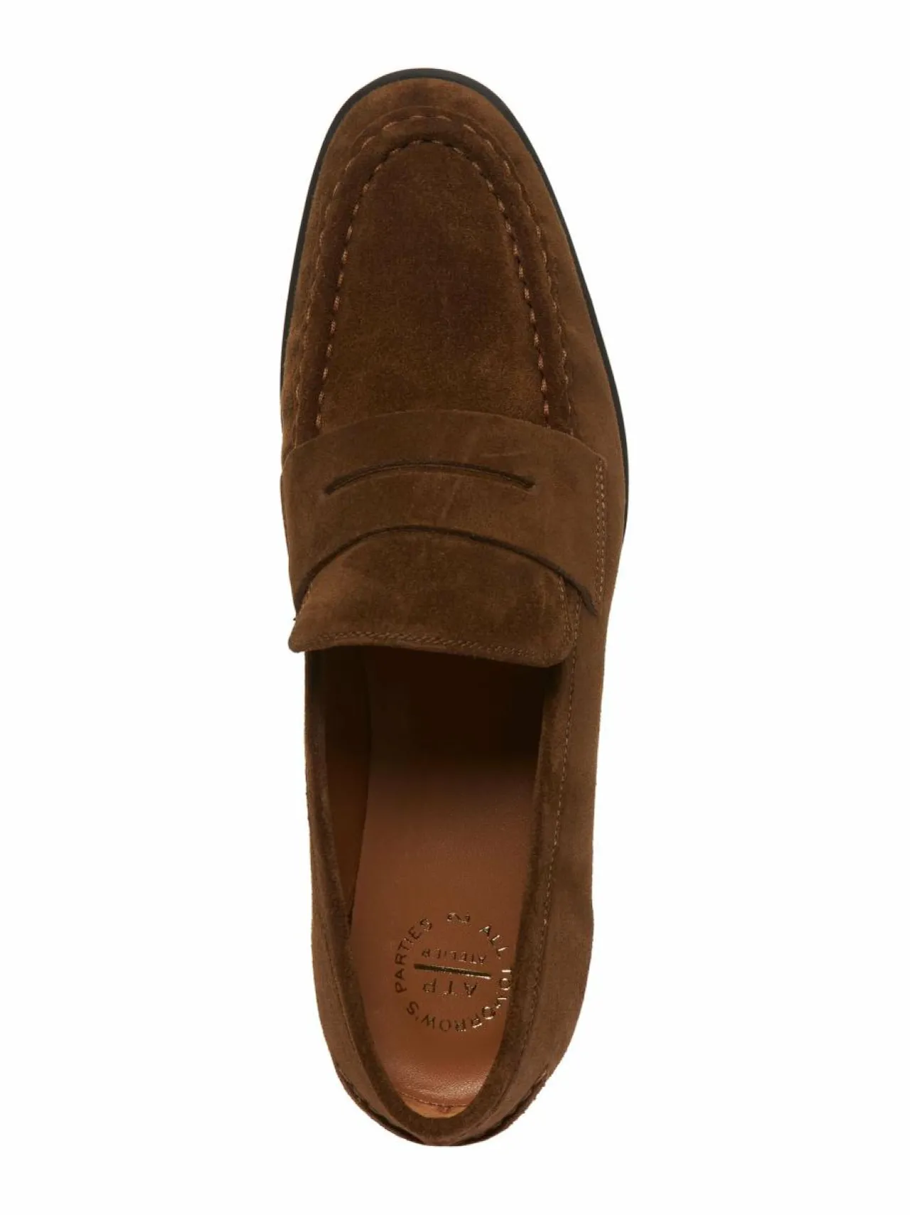 Kävelykengät & Loaferit<ATP ATELIER Airola-mokkanahkaloaferit 1072 CANNELLA