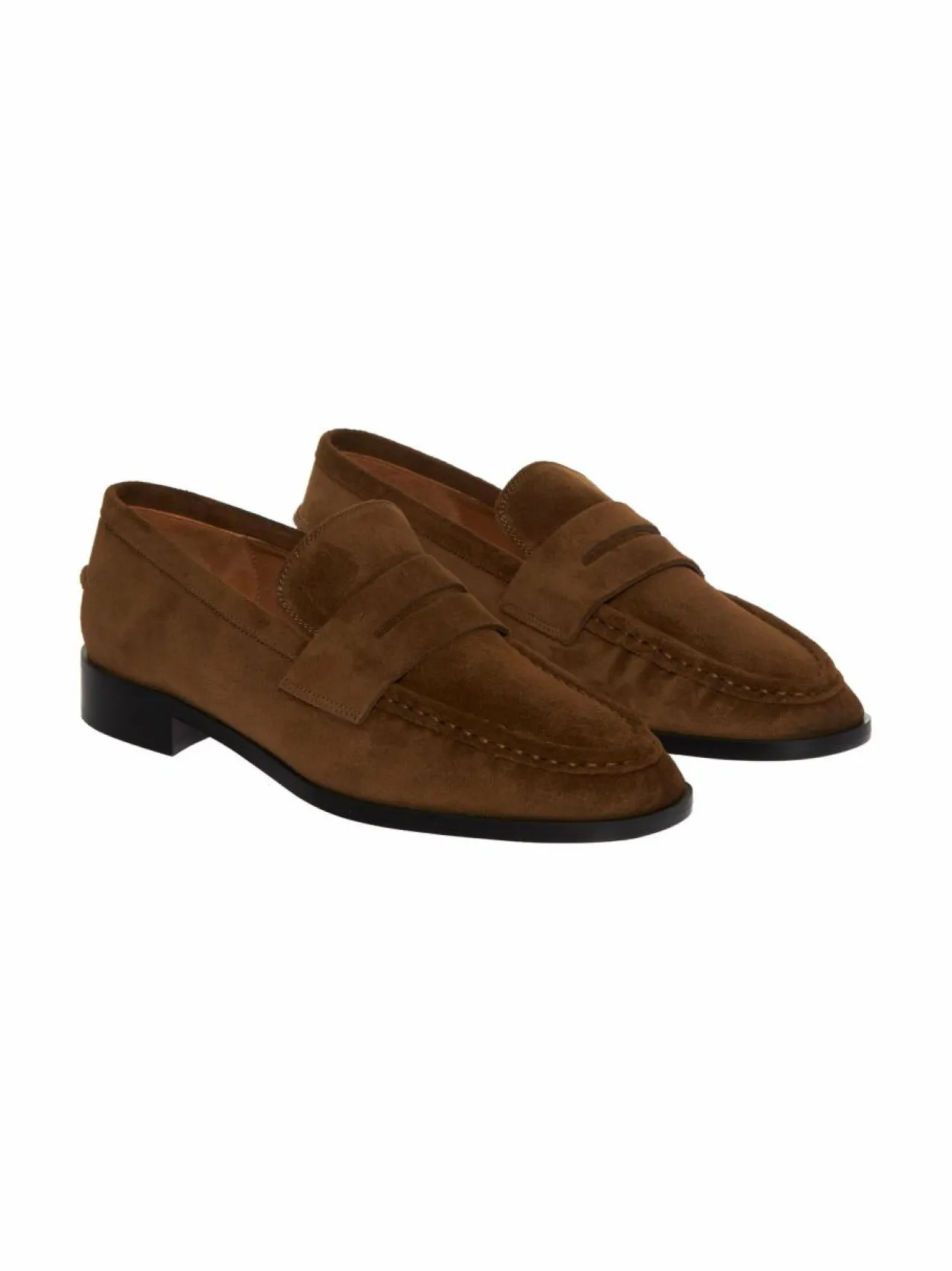 Kävelykengät & Loaferit<ATP ATELIER Airola-mokkanahkaloaferit 1072 CANNELLA