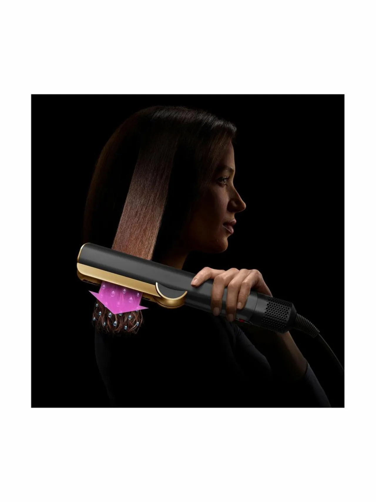 Hiustenhoitolaitteet|Hiustenhoito<Dyson AIRSTRAITONYXG Airstrait™ Straightener -suoristusrauta ONYX BLACK/GOLD