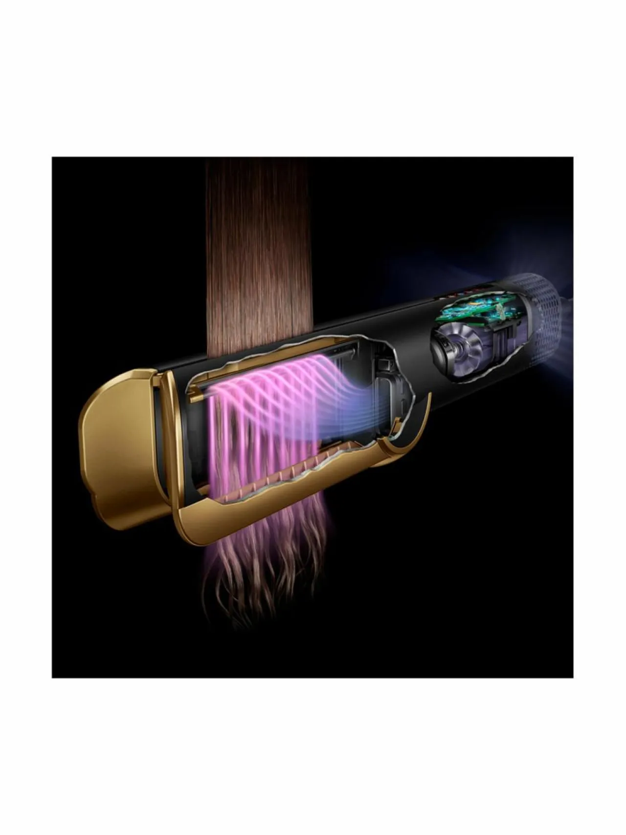 Hiustenhoitolaitteet|Hiustenhoito<Dyson AIRSTRAITONYXG Airstrait™ Straightener -suoristusrauta ONYX BLACK/GOLD