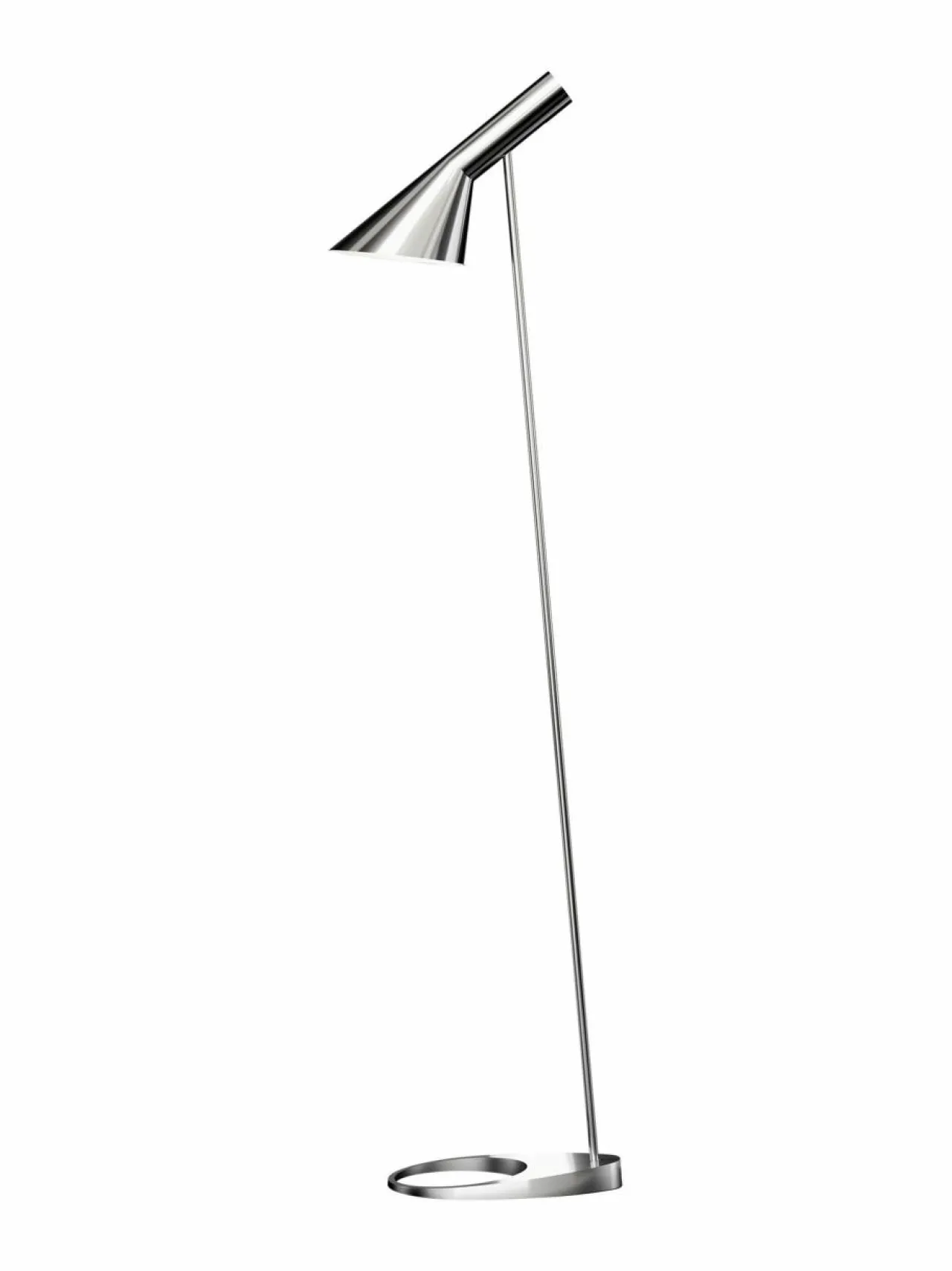 Lattiavalaisimet<Louis Poulsen AJ-lattiavalaisin POLISHED STEEL