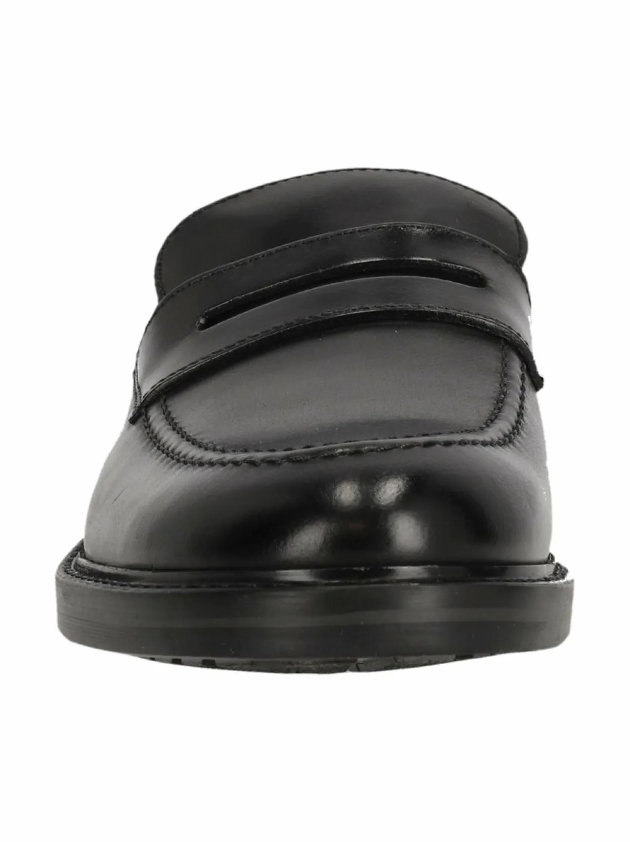 Kävelykengät & Loaferit<Clarks Aldwin Step -nahkaloaferit BLACK