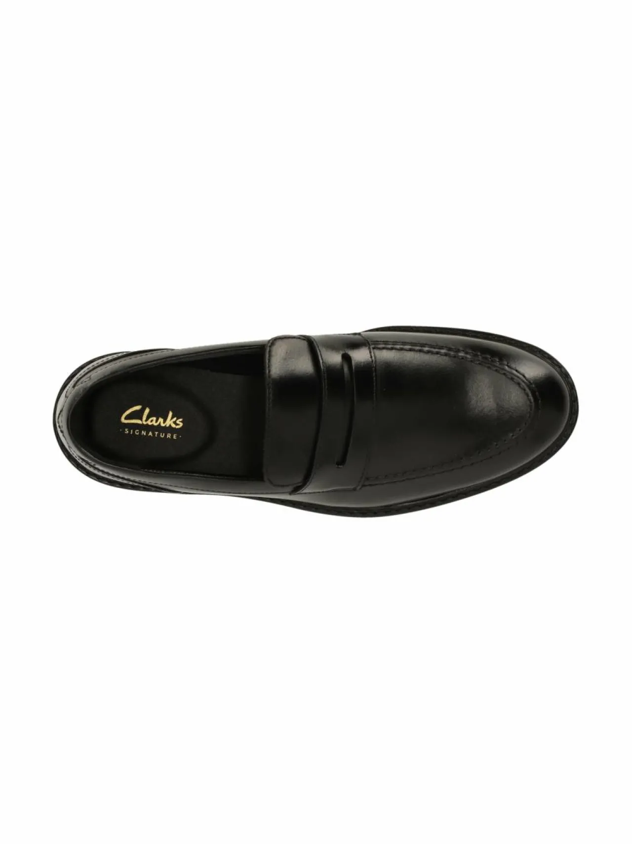 Kävelykengät & Loaferit<Clarks Aldwin Step -nahkaloaferit BLACK