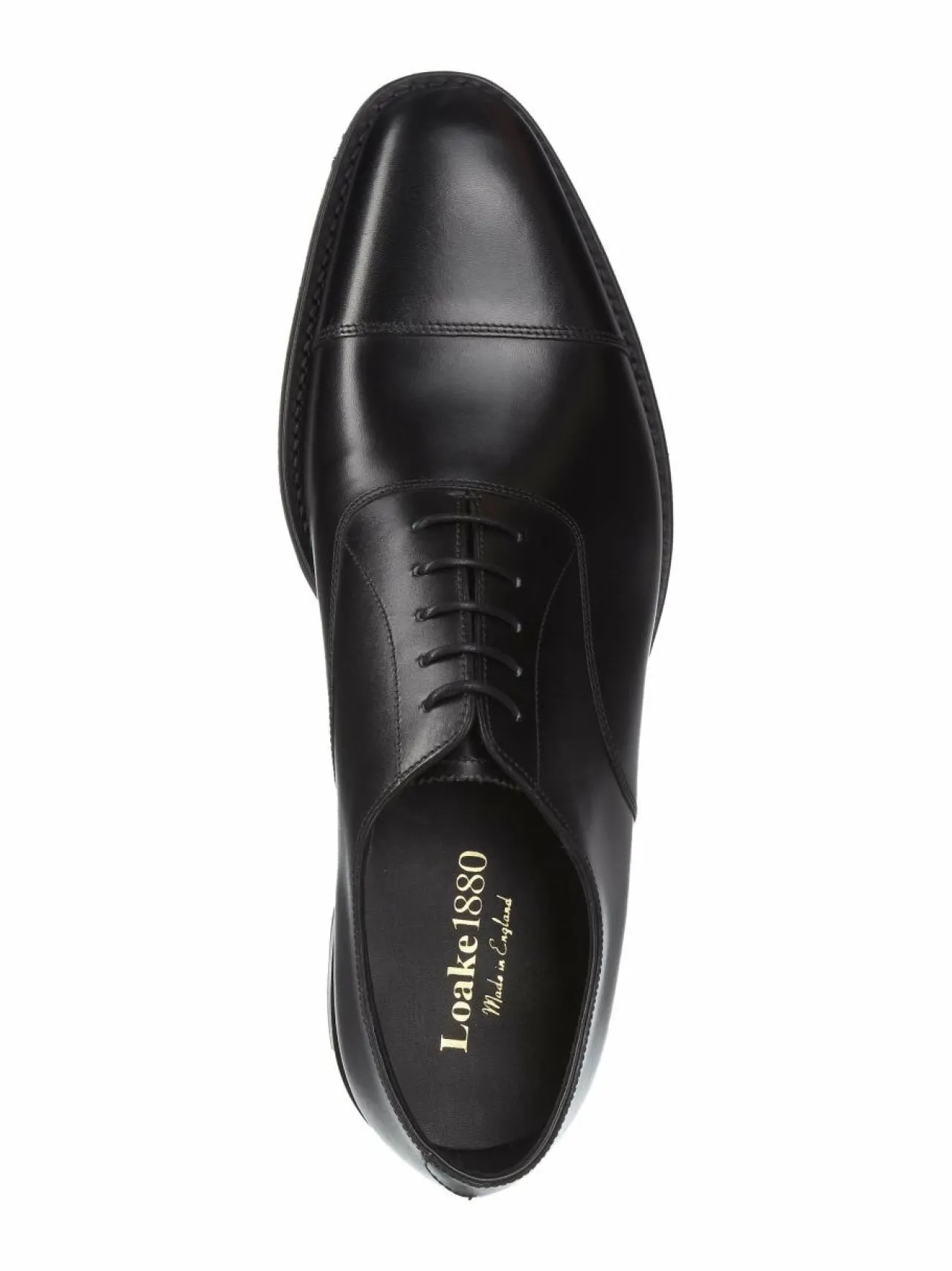 Kävelykengät & Loaferit<Loake Aldwych-nahkakengät B BLACK CALF