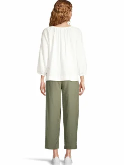Housut<NOOM Alexandra-housut LT.KHAKI GREEN
