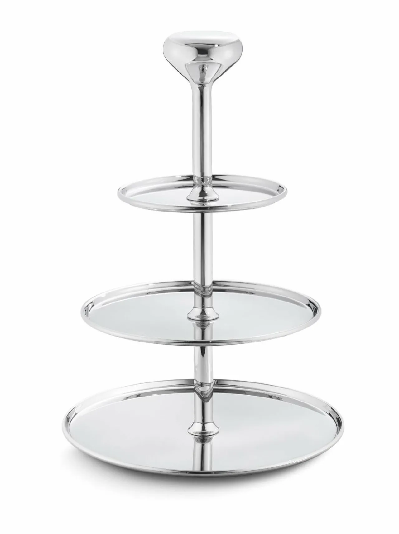 Koriste-Esineet<Georg Jensen Alfredo Étagère -tarjoiluteline TERÄS
