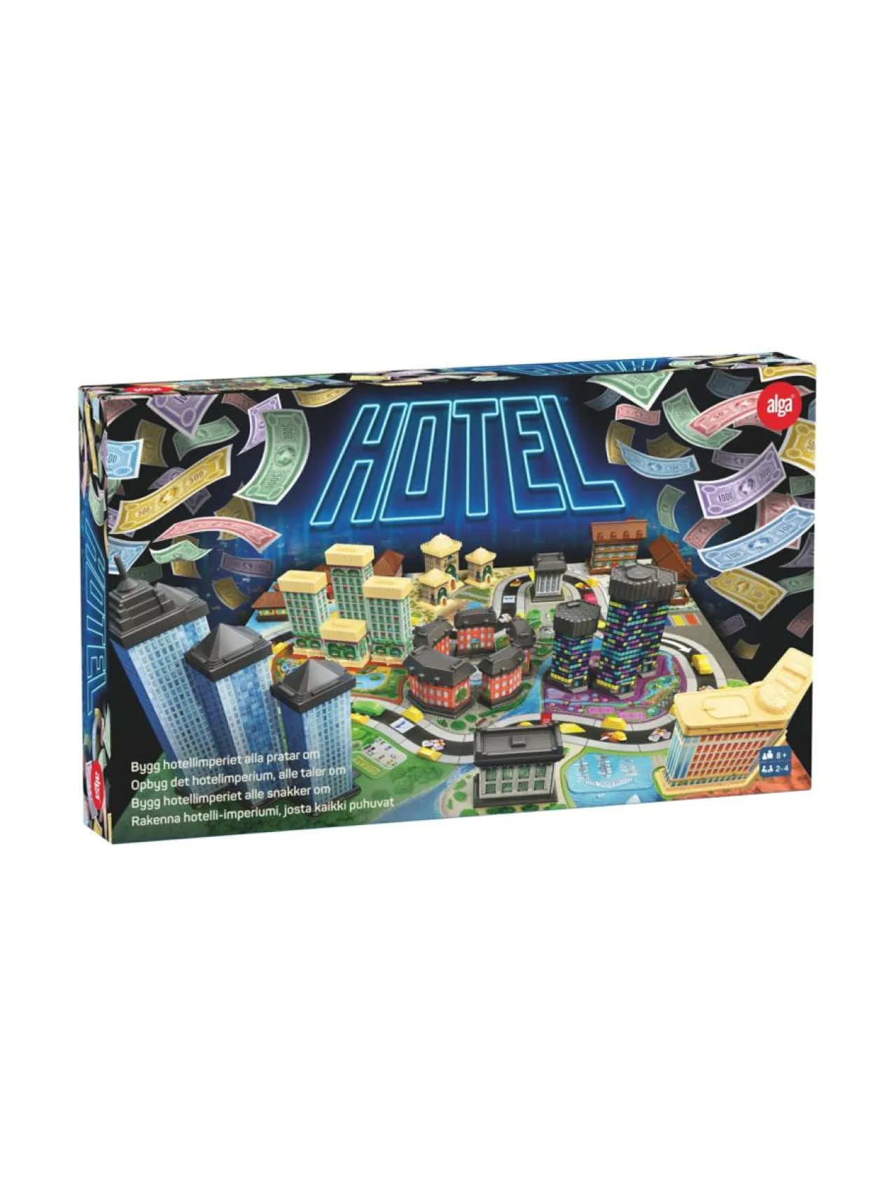 ALGA Hotelli lautapeli^ Pelit
