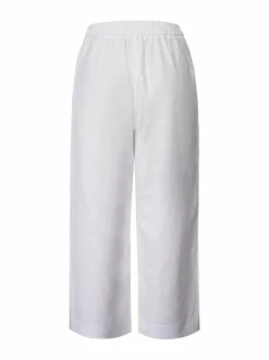 Housut<Ril's Aliza -pellavahousut 010 PEARL WHITE