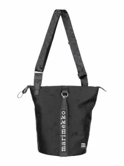 Olkalaukut<Marimekko All Day Bucket Unikko -laukku 999 BLACK, BLACK