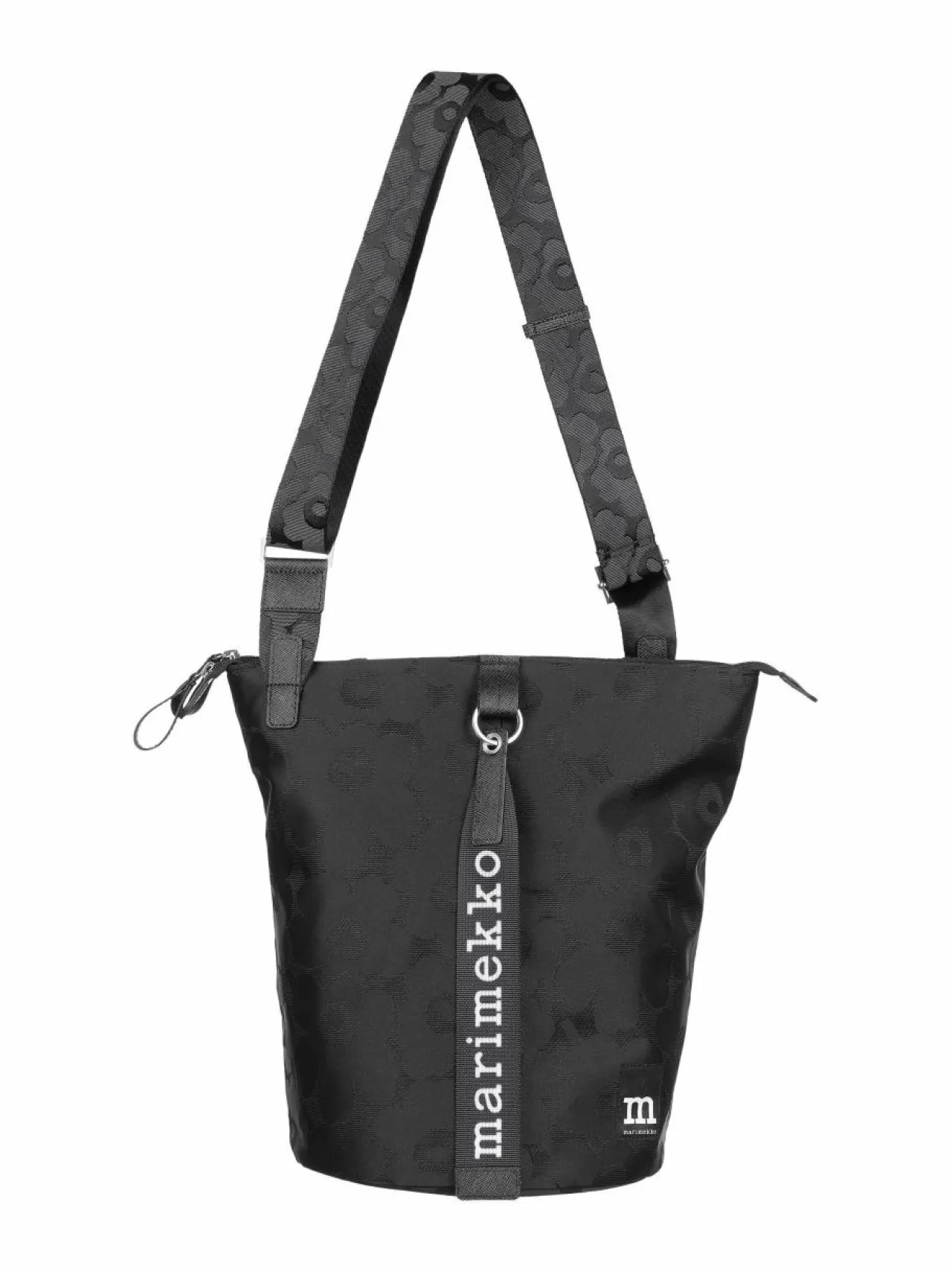 Olkalaukut<Marimekko All Day Bucket Unikko -laukku 999 BLACK, BLACK
