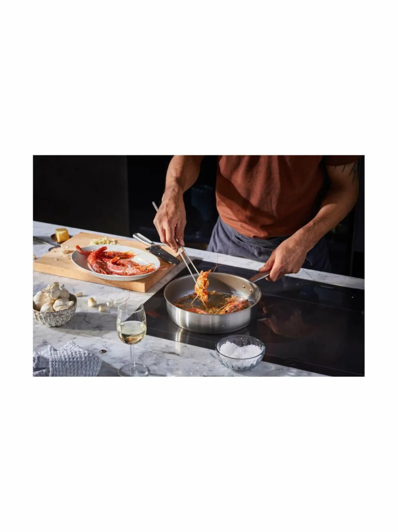 Keitto- & Paistoastiat<Fiskars All Steel-paistokasari, 3,2 l GREY