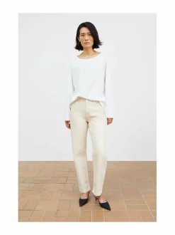 Farkut<Skall Studio Allison Cropped -farkut ECRU