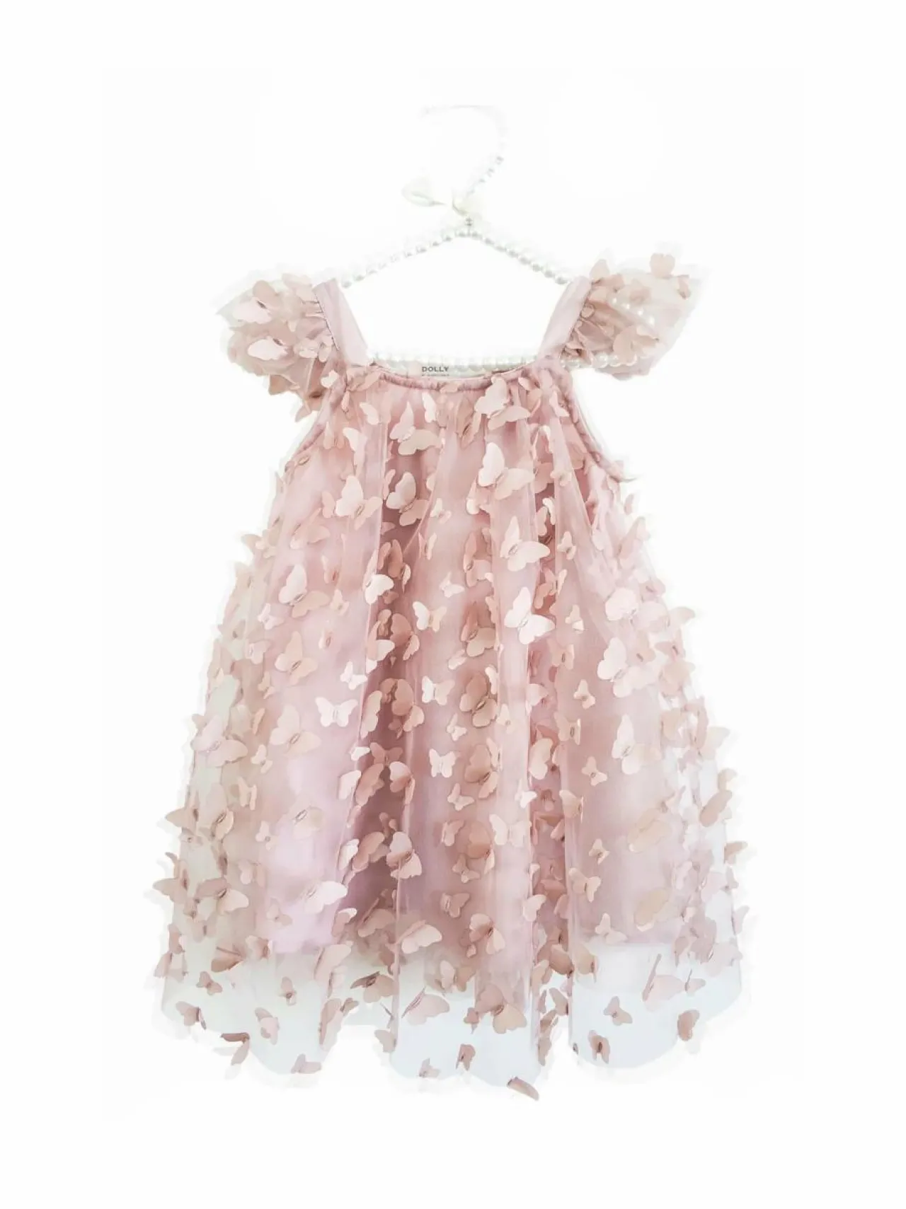 Juhlavaatteet|Juhlavaatteet<DOLLY by Le Petit Tom Allover Butterflies Tutu -mekko PINK