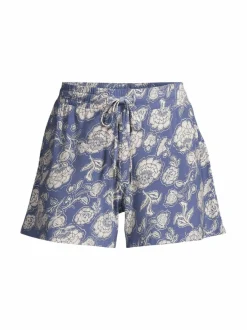 Yö- & Oloasut<A+more Ally-pyjamashortsit DARK BLUE PRINT